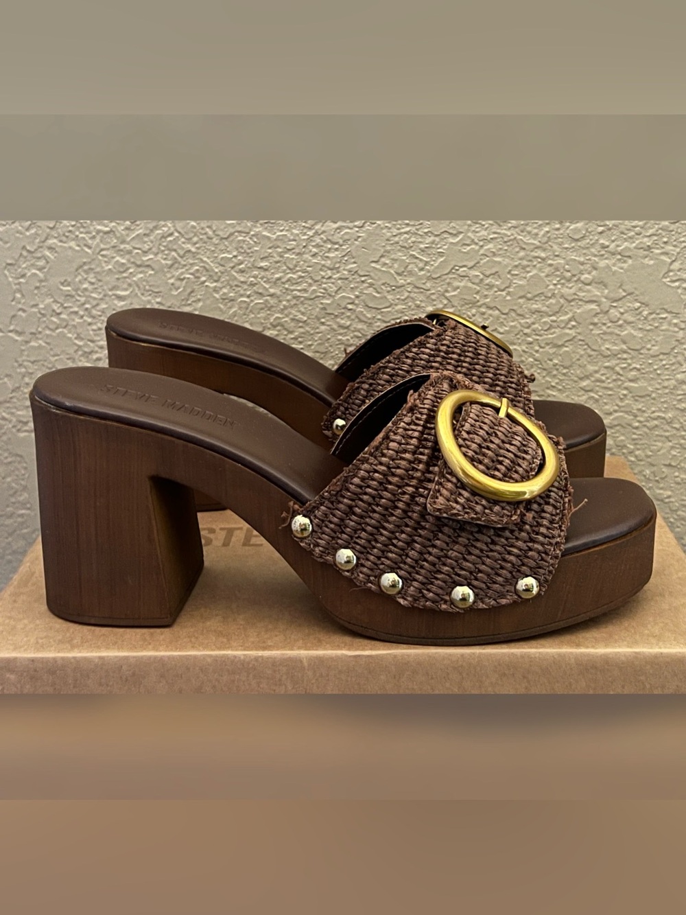 Steve Madden Women’s Casanova Heels Brown Color Size- 10 - Picture 4 of 12